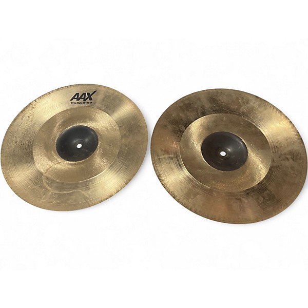Used SABIAN 14in AAX Freq Hi Hat Pair Cymbal