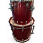 Used Ludwig 3 Piece 90th Anniversary Shell Pack Ruby Sparkle Drum Kit