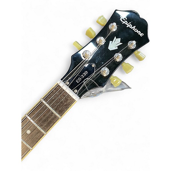 Used Epiphone ES339 DOT Ebony Hollow Body Electric Guitar