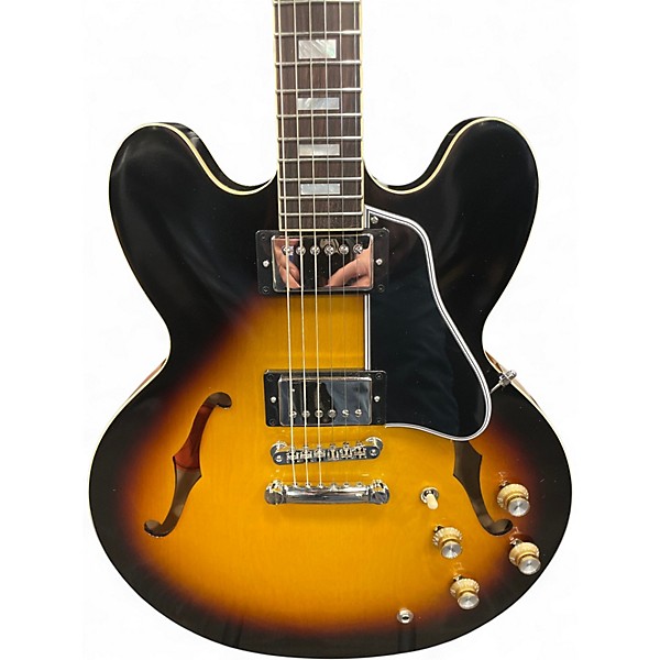 Used Epiphone 1962 ES-335 REISSUE Vintage Sunburst Acoustic Electric Guitar