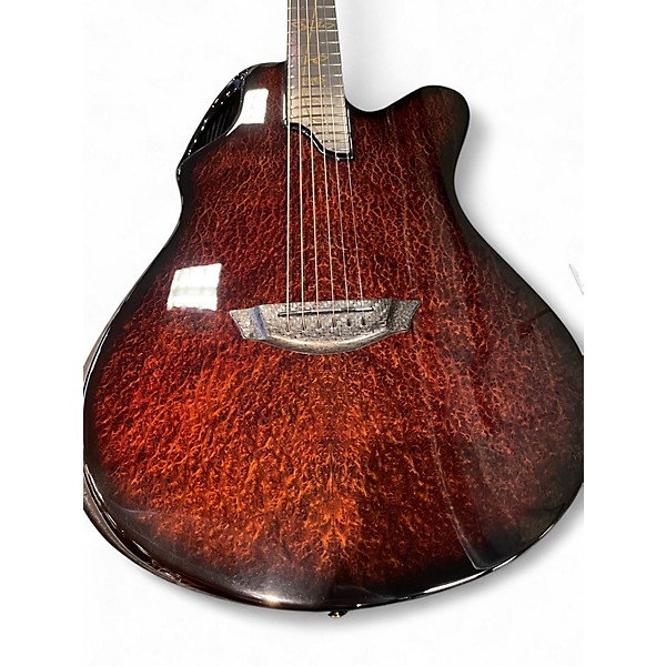 Used Emerald X20 HyVibe Natural Acoustic Electric Guitar