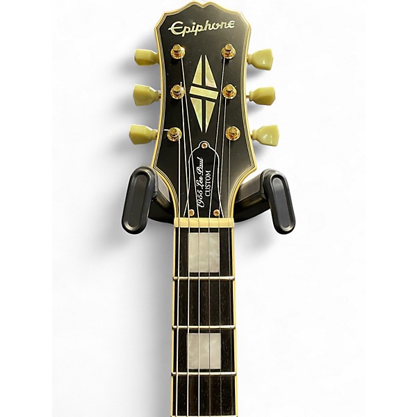 Used Epiphone 1955 Les Paul Custom Black  Solid Body Electric Guitar