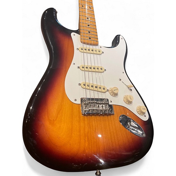 Used 2019 Fender Vintera 50s Stratocaster Modified 2 Tone Sunburst Solid Body Electric Guitar