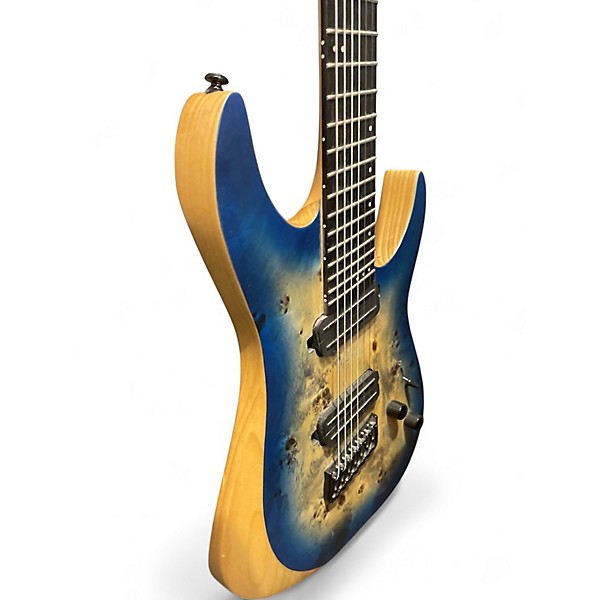 Used Schecter Guitar Research Reaper 7 Sky Burst Solid Body Electric Guitar