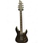 Used Schecter Guitar Research C-1 HT S SLS Elite Evil Twin Satin Black Solid Body Electric Guitar thumbnail
