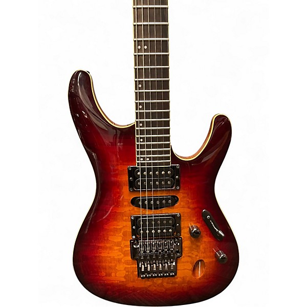 Used Ibanez prestige S series SUNBURST Solid Body Electric Guitar