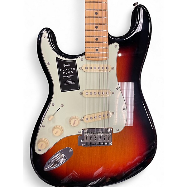 Used Fender Player Plus Stratocaster 2 Color Sunburst Solid Body Electric Guitar
