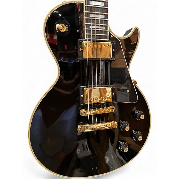 Used 2025 Gibson CUSTOM SHOP 1968 REISSUE LES PAUL Ebony Solid Body Electric Guitar
