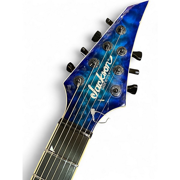 Used 2019 Jackson MM Juggernaut HT7 Laguna Burst Solid Body Electric Guitar