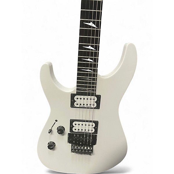 Used ESP LTD M1000 Left Handed Olympic White Electric Guitar