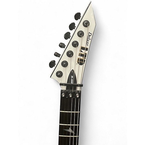 Used ESP LTD M1000 Left Handed Olympic White Electric Guitar