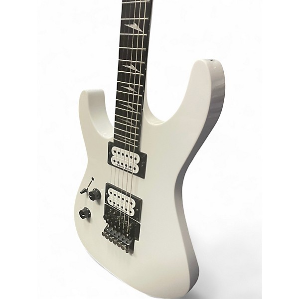 Used ESP LTD M1000 Left Handed Olympic White Electric Guitar