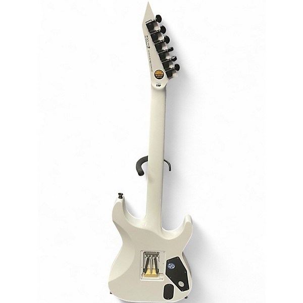 Used ESP LTD M1000 Left Handed Olympic White Electric Guitar