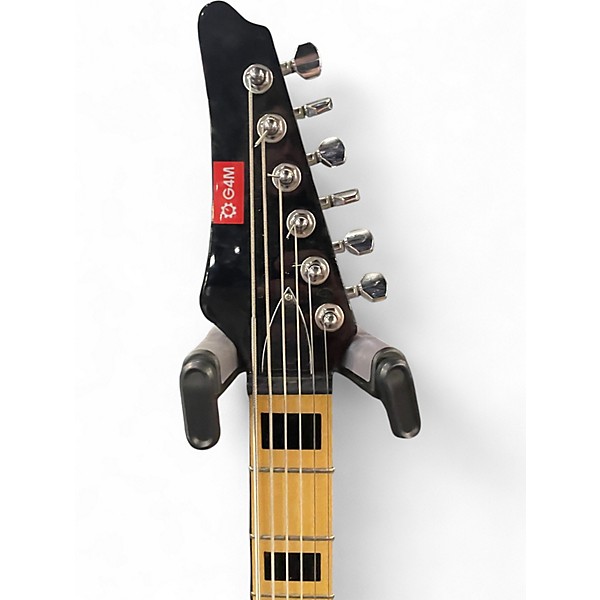 Used G4m Subzero Baritone 638 Polar White Solid Body Electric Guitar