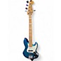 Used Squier classic active 70s vibe jazz bass v Ocean Turquoise Electric Bass Guitar thumbnail