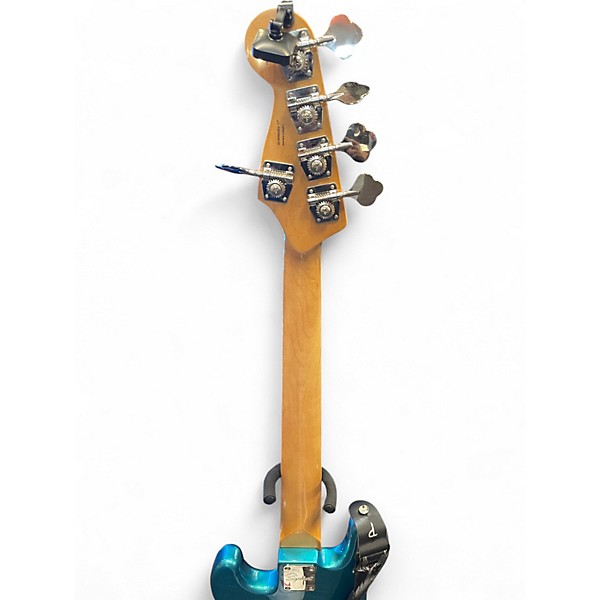 Used Squier classic active 70s vibe jazz bass v Ocean Turquoise Electric Bass Guitar
