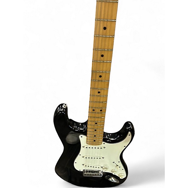 Used Fender American Standard Stratocaster Black Solid Body Electric Guitar