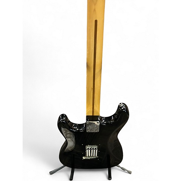 Used Fender American Standard Stratocaster Black Solid Body Electric Guitar