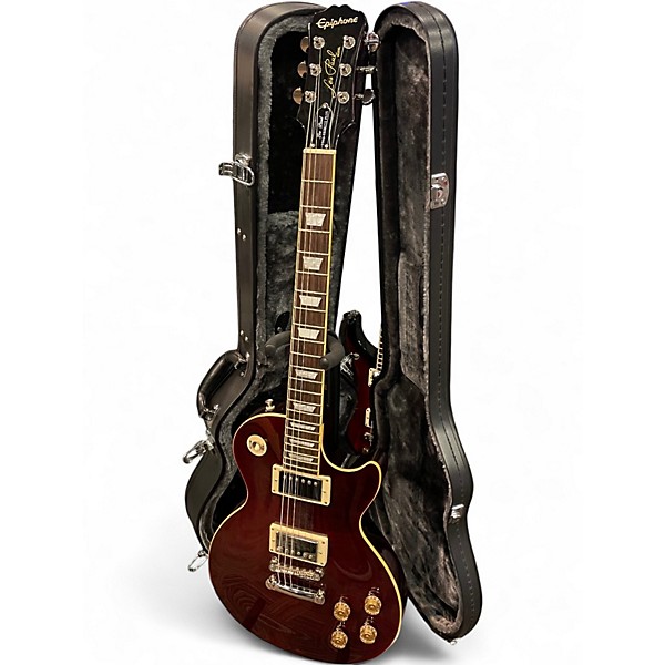 Used Epiphone 1960S TRIBUTE PLUS Black Cherry Solid Body Electric Guitar