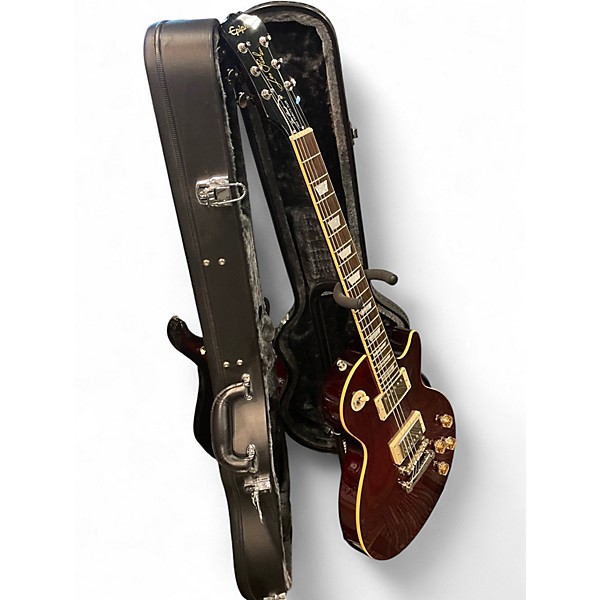 Used Epiphone 1960S TRIBUTE PLUS Black Cherry Solid Body Electric Guitar