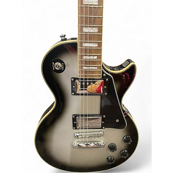 Used Epiphone Les Paul Custom Silverburst Solid Body Electric Guitar