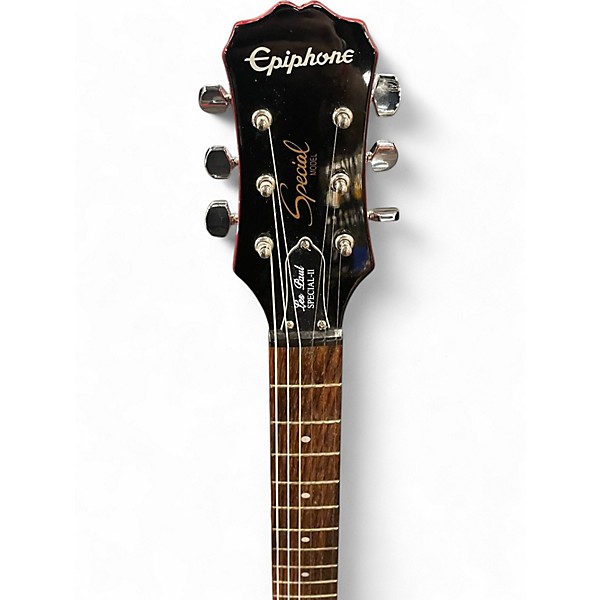 Used Epiphone Les Paul Special II Cherry Sunburst Solid Body Electric Guitar