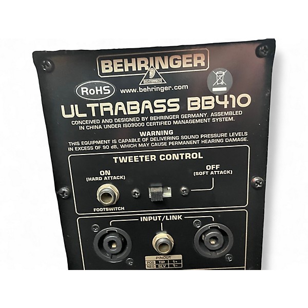 Used Behringer Ultrabass BB410 1200W 4x10 Bass Cabinet