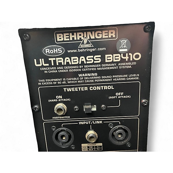 Used Behringer Ultrabass BB410 1200W 4x10 Bass Cabinet