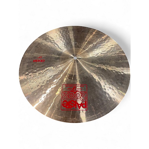 Used Paiste 17in 2002 Crash Cymbal