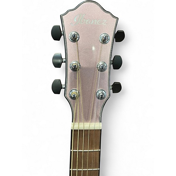 Used Ibanez AEWC10-RGM Rose Gold Acoustic Electric Guitar