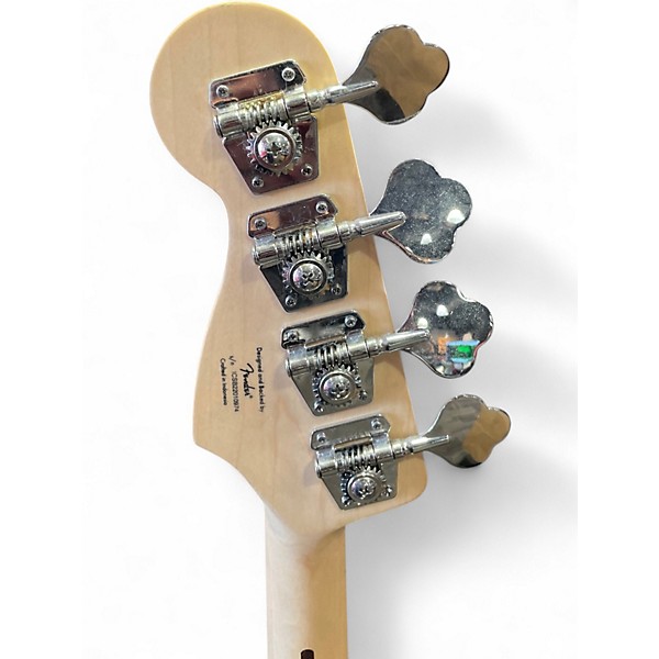 Used Squier Affinity Jazz Bass 3 Tone Sunburst Electric Bass Guitar