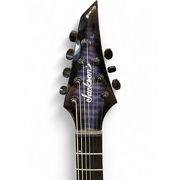 Used 2017 Jackson Pro Series Misha Mansoor Signature Juggernaut HT7FM Ocean Burst Solid Body Electric Guitar