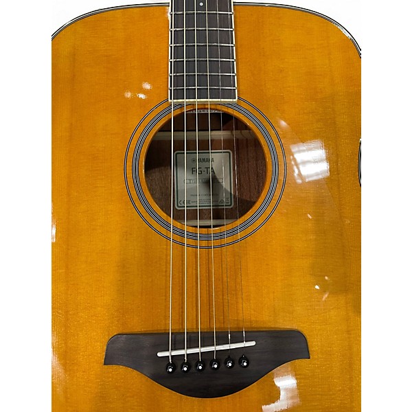 Used Yamaha FG-TA Natural Acoustic Guitar