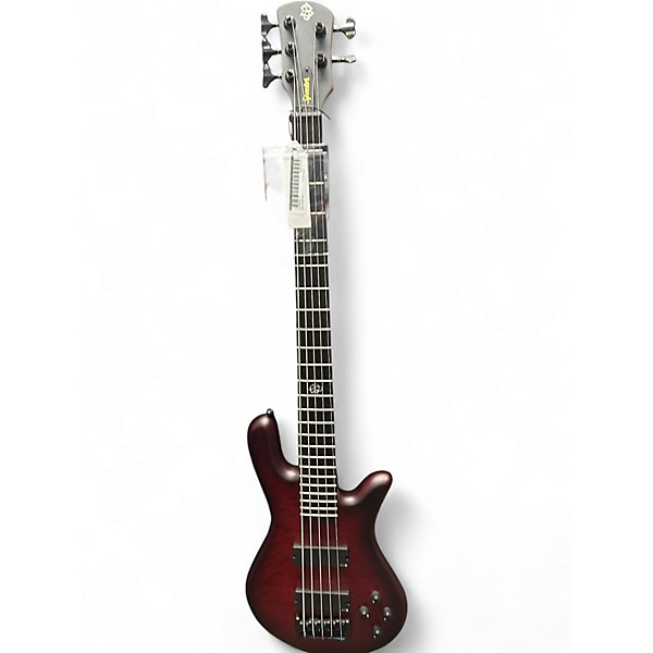 Used Spector NS Pulse 5 Black Cherry Electric Bass Guitar