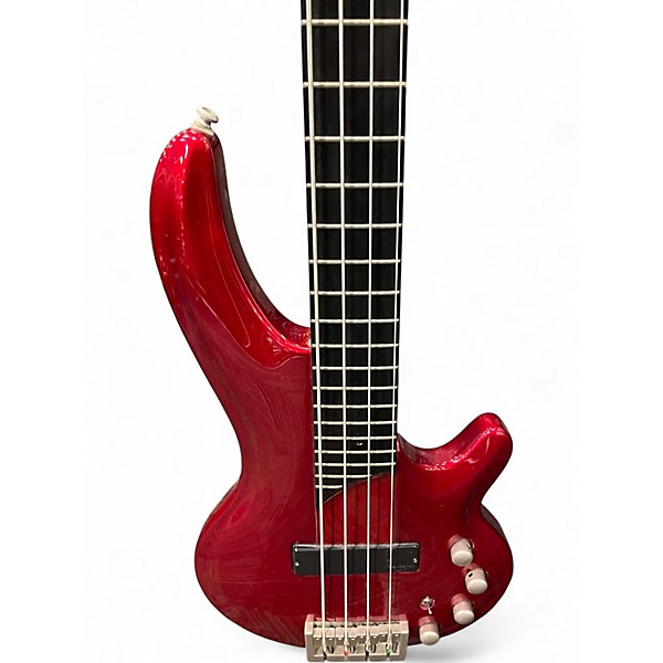 Used Cort Curbow red Electric Bass Guitar