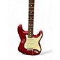 Used Fender Deluxe Stratocaster red Solid Body Electric Guitar