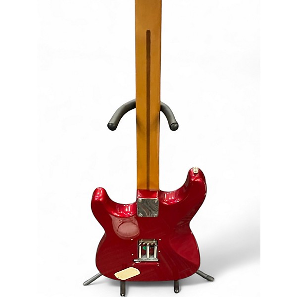 Used Fender Deluxe Stratocaster red Solid Body Electric Guitar