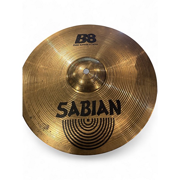 Used SABIAN 14in B8 Thin Crash Cymbal
