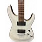 Used 2023 Schecter Guitar Research C1 Platinum Trans White Satin Solid Body Electric Guitar