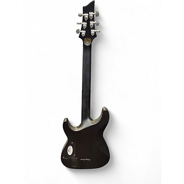 Used 2023 Schecter Guitar Research C1 Platinum Trans White Satin Solid Body Electric Guitar