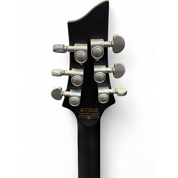 Used 2023 Schecter Guitar Research C1 Platinum Trans White Satin Solid Body Electric Guitar