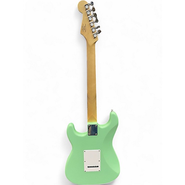 Used Squier STRATOCASTER Surf Green Solid Body Electric Guitar