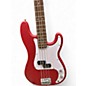 Used Fender Debut Precision Bass Dakota Red Electric Bass Guitar