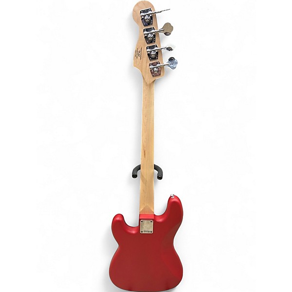Used Fender Debut Precision Bass Dakota Red Electric Bass Guitar