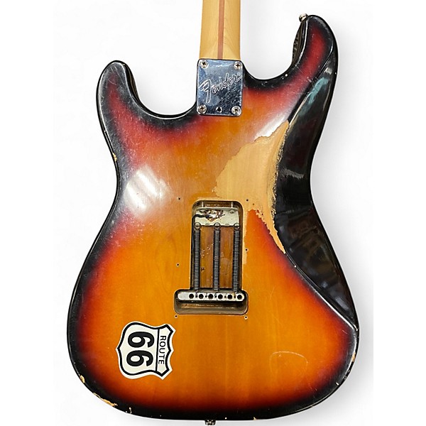 Used Fender Standard Stratocaster 3 Color Sunburst Solid Body Electric Guitar