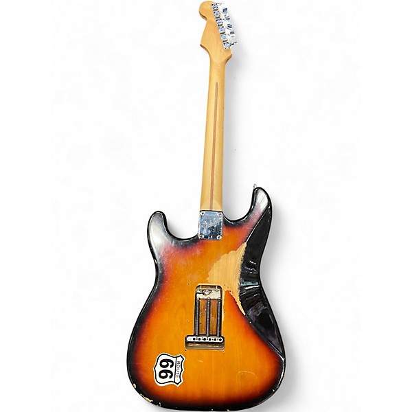 Used Fender Standard Stratocaster 3 Color Sunburst Solid Body Electric Guitar