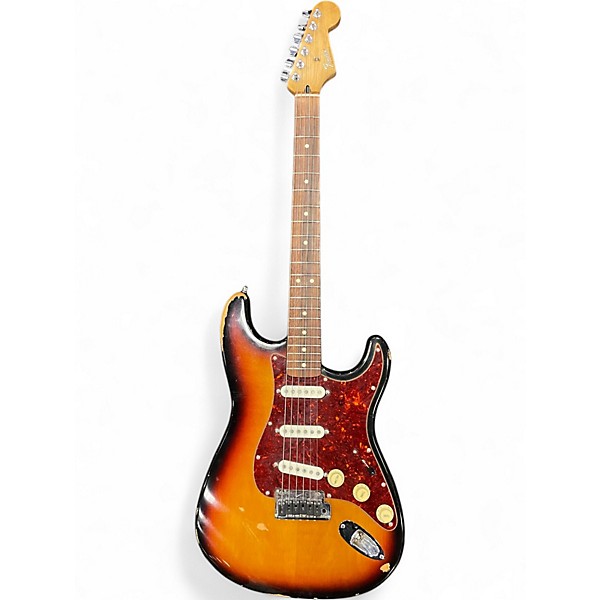 Used Fender Standard Stratocaster 3 Color Sunburst Solid Body Electric Guitar