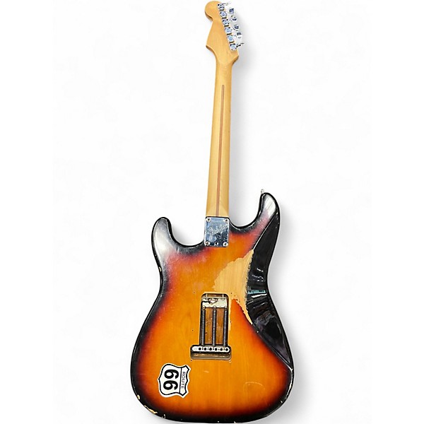 Used Fender Standard Stratocaster 3 Color Sunburst Solid Body Electric Guitar