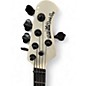 Used Ernie Ball Music Man DARK RAY 5 WHITE SPARKLE Electric Bass Guitar