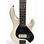 Used Ernie Ball Music Man DARK RAY 5 WHITE SPARKLE Electric Bass Guitar